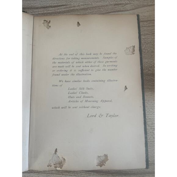 Antique Lord & Taylor Worsted Suits Catologe Book - Picture 4 of 11